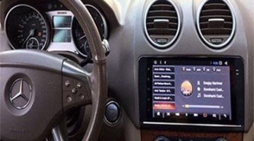 مانیتور تصویری بنز ام ال |  دی وی دی تصویری بنز ام ال benz ml | ضبط تصویری بنز ام ال  | مانیتور فابریک تصویری بنز ام ال