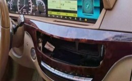 مانیتور بنز کلاس S به همراه پشت کیلومتر  | دی وی دی بنز کلاس S | ضبط تصویری بنز کلاس  اس به همراه پشت کیلومتر | ضبط تصویری بنز کلاس S